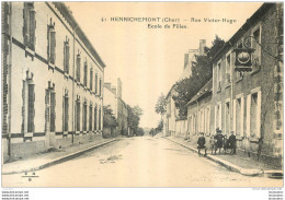 HENRICHEMONT  RUE VICTOR HUGO ECOLE DES FILLES - Henrichemont