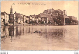 CALVI PLAGE   VUE PRISE DE LA PLAGE - Calvi