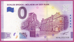 0-Euro XEQL 01 2020  SCHLOSS BROICH - MÜLHEIM AN DER RUHR - Privatentwürfe