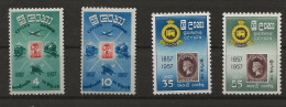 Ceylon, 1957, SG 442 - 445, Complete Set, Mint Hinged - Sri Lanka (Ceilán) (1948-...)