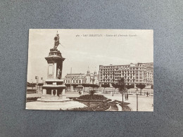 San Sebastian Estatua Del Almirante Oquendo Carte Postale Postcard - Guipúzcoa (San Sebastián)