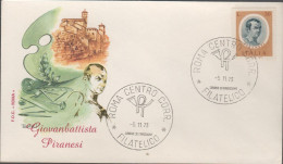 ITALIA - ITALIE - ITALY - 1973 - Uomini Illustri - 1ª Emissione - Piranesi - FDC Roma - FDC