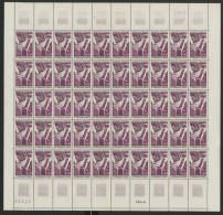 N° 1571 40 Ct ARMISTICE DU FRONT D'ORIENT Feuille Complète De 50 Ex. Neufs ** MNH Vendue à La Valeur Faciale Voir Suite - Full Sheets