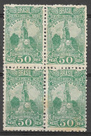 Brasil 1929 Aeronáutica 50 Reis (Quadra) - Used Stamps