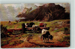 39289721 - Rinder Auf Der Alm AK - Vacas