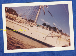 Photo Ancienne Snapshot - Port à Situer - Beau Bateau CHRISTIAN RADICH - Voile Voilier Boat Framnæs Shipyard Sandefjord - Bateaux