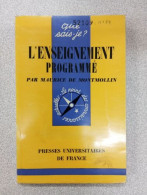 Que Sais Je? L'enseignement Programmé‎ - Other & Unclassified