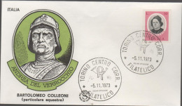 ITALIA - ITALIE - ITALY - 1973 - Uomini Illustri - 1ª Emissione - Verrocchio - FDC Filagrano - FDC