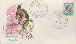 ITALIA - ITALIE - ITALY - 1973 - Uomini Illustri - 1ª Emissione - Tiepolo - FDC Roma - FDC