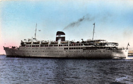 Bateau - Paquebot LE KAIROUAN à Alger - Algérie Algeria - Steamers