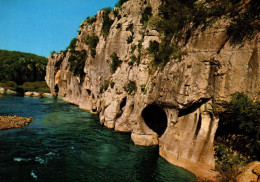 RECTO/VERSO - CPSM - CASTELJAU - GORGES DU CHASSEZAC - LES FALAISES - Andere & Zonder Classificatie