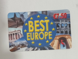 Télécarte Best Europe 7.50€ - Autres & Non Classés