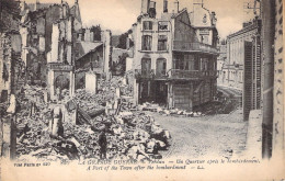 LA GRANDE GUERRE VERDUN UN QUARTIER APRES LE BOMBARDEMENT - Verdun