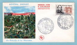 FDC France 1961 - Général Drouot - YT 1298 - Nancy - 1960-1969