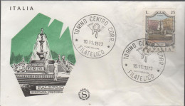 ITALIA - ITALIE - ITALY - 1973 - Fontane - 1ª Emissione - Fontana Di Piazza Pretoria, A Palermo - FDC Filagrano - FDC