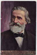 1828 GIUSEPPE VERDI CARTOLINA AUSTRIACA - Cantantes Y Músicos