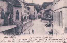 St Blaise NE, Boucherie Et Fontaine (379) - Saint-Blaise