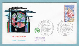 FDC France 1977 - Fédération Européenne De La Construction - YT 1934 - Paris - 1970-1979