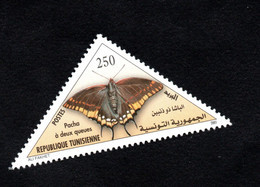 2001- Tunisia- Tunisie- Butterflies- Papillons- Melanargia Galathea - Pacha à Deux Queues- MNH** - Mariposas