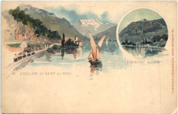 Territet Glion Litho - Sonstige & Ohne Zuordnung