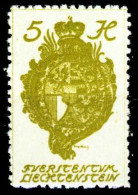 LIECHTENSTEIN 1920 Nr 25 Postfrisch X263F8E - Unused Stamps