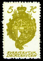 LIECHTENSTEIN 1920 Nr 25 Postfrisch X263F8E - Neufs