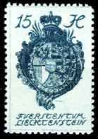 LIECHTENSTEIN 1920 Nr 27 Postfrisch X263FEE - Ongebruikt