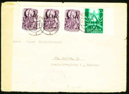 ÖSTERREICH 1949 Nr 935 Und 936 BRIEF MIF X28B4A6 - Lettres & Documents