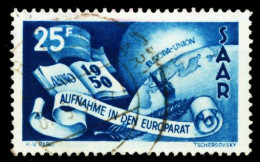 SAARLAND 1950 Nr 297 Zentrisch Gestempelt X41CF22 - Used Stamps