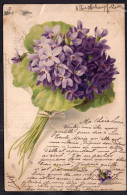 France - 1903 - Fleurs - Bouquet De Violettes - Blumen