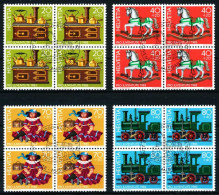 SCHWEIZ PRO JUVENTUTE Nr 1260 VB-1263 VB ZENTR- X54B7D2 - Used Stamps