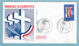 FDC France 1977 - Le Souvenir Français - YT 1926 - 59 Lille - 1970-1979