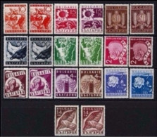 ● BULGARIA 1938 ֍ Produzione Nazionale ֍ N. 287 / 94 ** ● Serie Completa ● Cat. 40,00 € ● Lotto N. 1281 ● - Unused Stamps