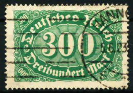 D-REICH INFLA Nr 221I Gestempelt Gepr. X68A992 - Used Stamps