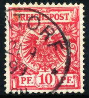 D-REICH KRONE ADLER Nr 47d Zentrisch Gestempelt X68AD82 - Used Stamps