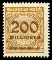 D-REICH INFLA Nr 323A Postfrisch X6B482A - Unused Stamps