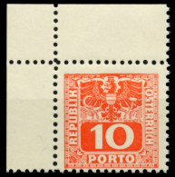 ÖSTERREICH PORTOMARKEN 1945 Nr 179 Postfrisch ECKE-OLI X6ED18E - Segnatasse