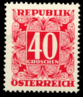 ÖSTERREICH PORTOMARKEN Nr 240xao Postfrisch X6F2556 - Taxe