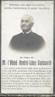 Souvenir Abbé André-Léon Guissard. Anloy St-Louis Namur, Assesse, Gesves, Doyen De Beauraing , Pondrôme - Images Religieuses