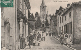 52 CPA VAUX SUR BLAISE RUE DE L EGLISE - Sonstige & Ohne Zuordnung