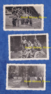 3 Photos Anciennes D'un Soldat Français / Régime De Vichy - BOURG D' OISANS ? - Chantier De Jeunesse - équipe 9 - WW2 - Oorlog, Militair