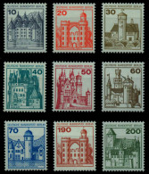 BERLIN DS BURGEN U. SCHLÖSSER Nr 532-540 Postfrisch S5F56E6 - Unused Stamps