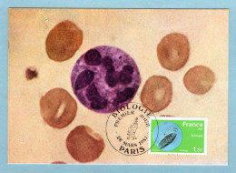 Carte Maximum 1981 - Grandes Réalisations - Biologie - YT 2127 - Paris - 1980-1989