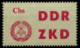 DDR DIENST LAUFKONTROLLZETTEL Nr 2 Postfrisch X8D795A - Andere & Zonder Classificatie