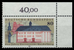 BRD 1986 Nr 1280 Postfrisch ECKE-ORE X8F790E - Unused Stamps