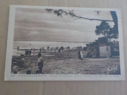 CPA -  AU PLUS RAPIDE -  LANTON - PLAGE DE TAUSSAT LES BAINS  - BASSIN D ARCACHON  -  VOYAGEE TIMBREE 1949 - Andere & Zonder Classificatie