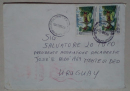 Italie - Enveloppe Circulée Avec Timbres Thème "Ninfa, Cisterna Di Latina" (1995) - 1991-00: Usati