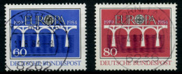 BRD BUND 1984 Nr 1210-1211 Zentrisch Gestempelt X6A64FA - Used Stamps