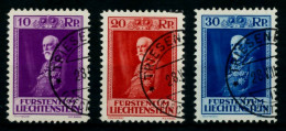 LIECHTENSTEIN 1933 Nr 122-124 Gestempelt X6A91C2 - Usati