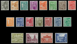 BERLIN DS BAUTEN 1 Nr 42-60 - Mit 57b Postfrisch Gepr. X6C3862 - Unused Stamps